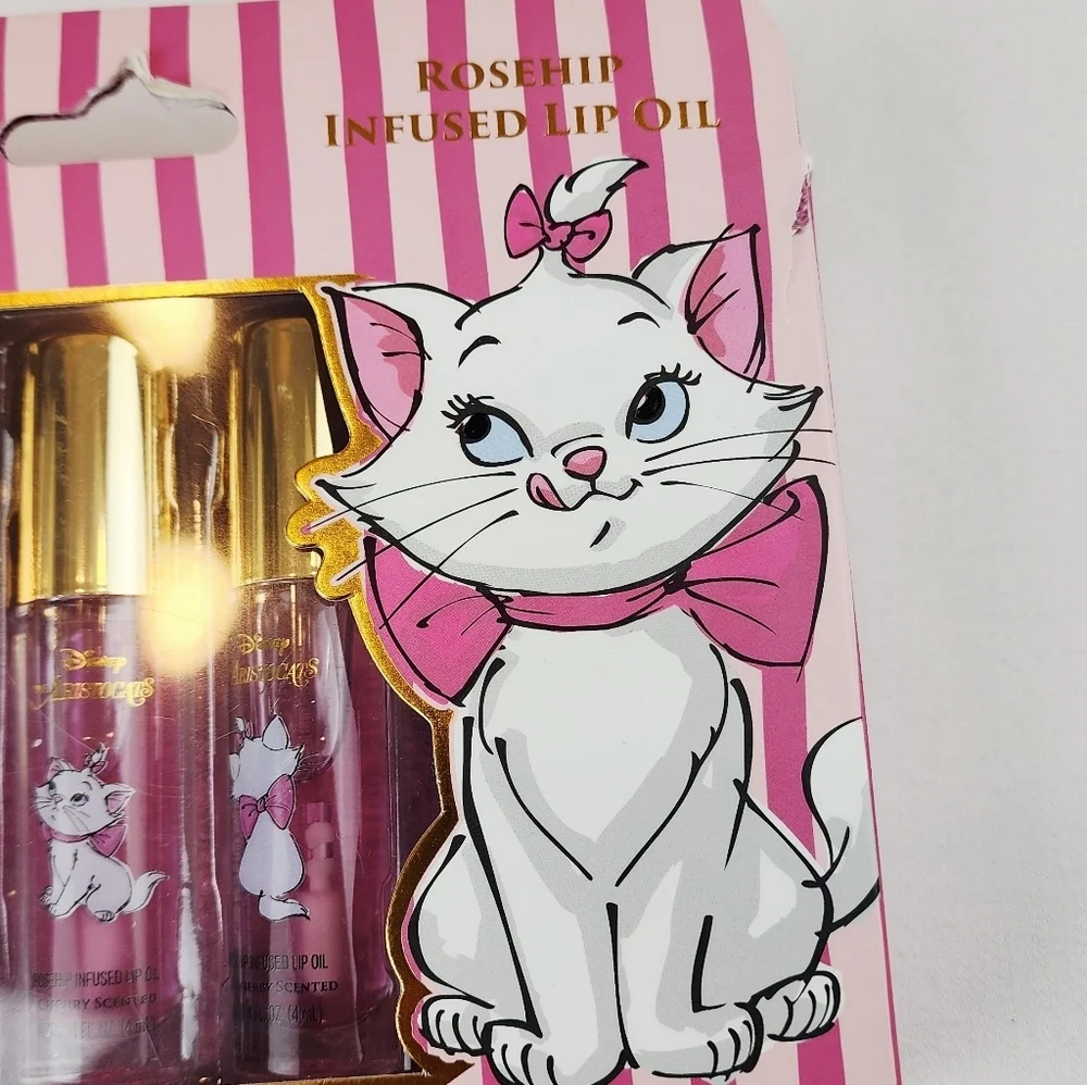 Disney Aristocats Rosehip Infused Lip Oil 4 Pieces Set